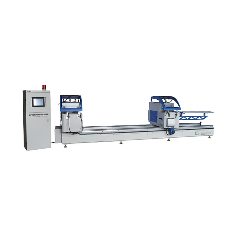 
Good quality aluminum cnc double head precision cutting saw 