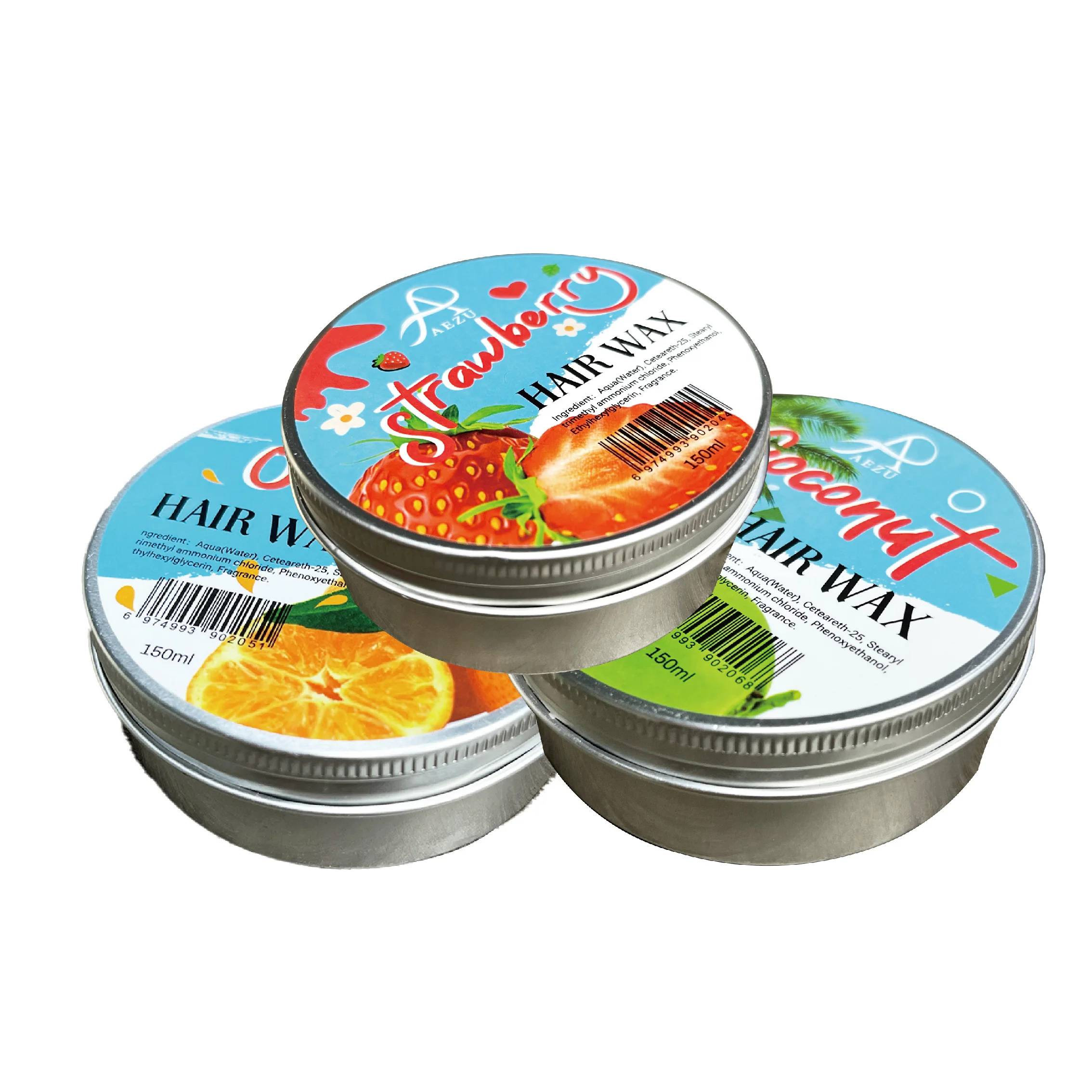 Oem Best Quality Private Label 8 Color Water Based Strong Hold Hair Wax