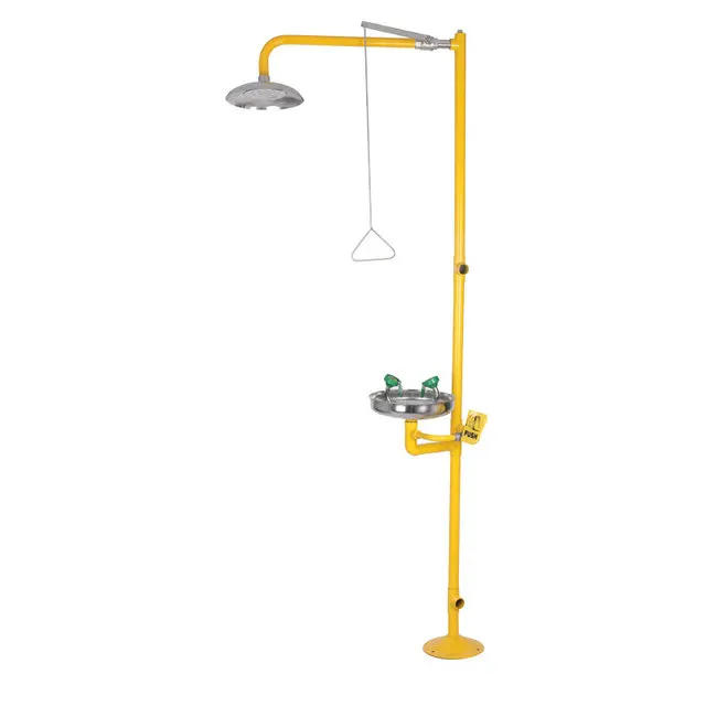 Профессиональный производитель, промышленная безопасность, аварийная безопасная душевая станция для мытья глаз