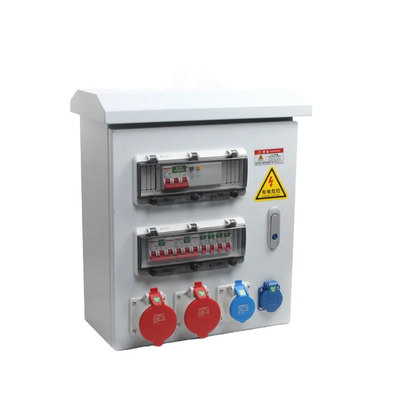 IP66 500*400*180mm 32A 5P industrial socket CEE Customized Industrial Plug Socket Outdoor Portable 3 phase Power distribution