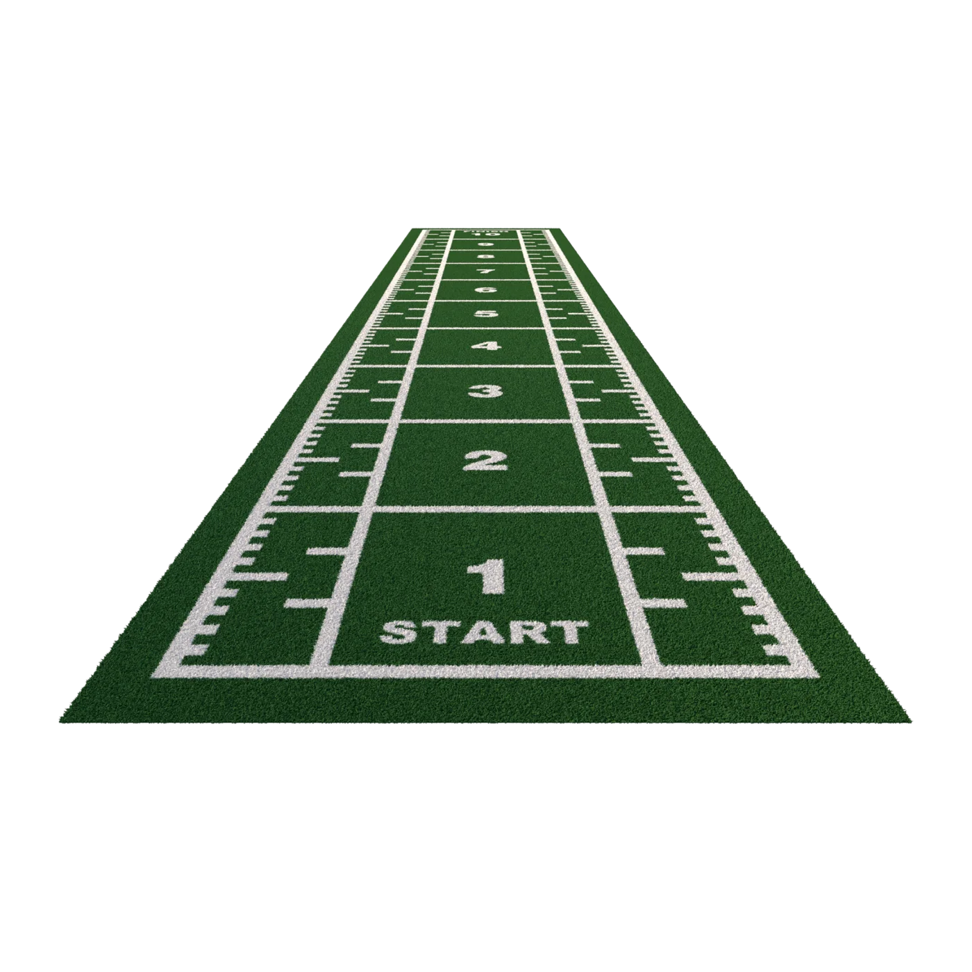 Factory direct sale Fitness Sled Artificial Turf Private Classroom Gym Simulation Lawn Track Scale White Line Artificial Turf