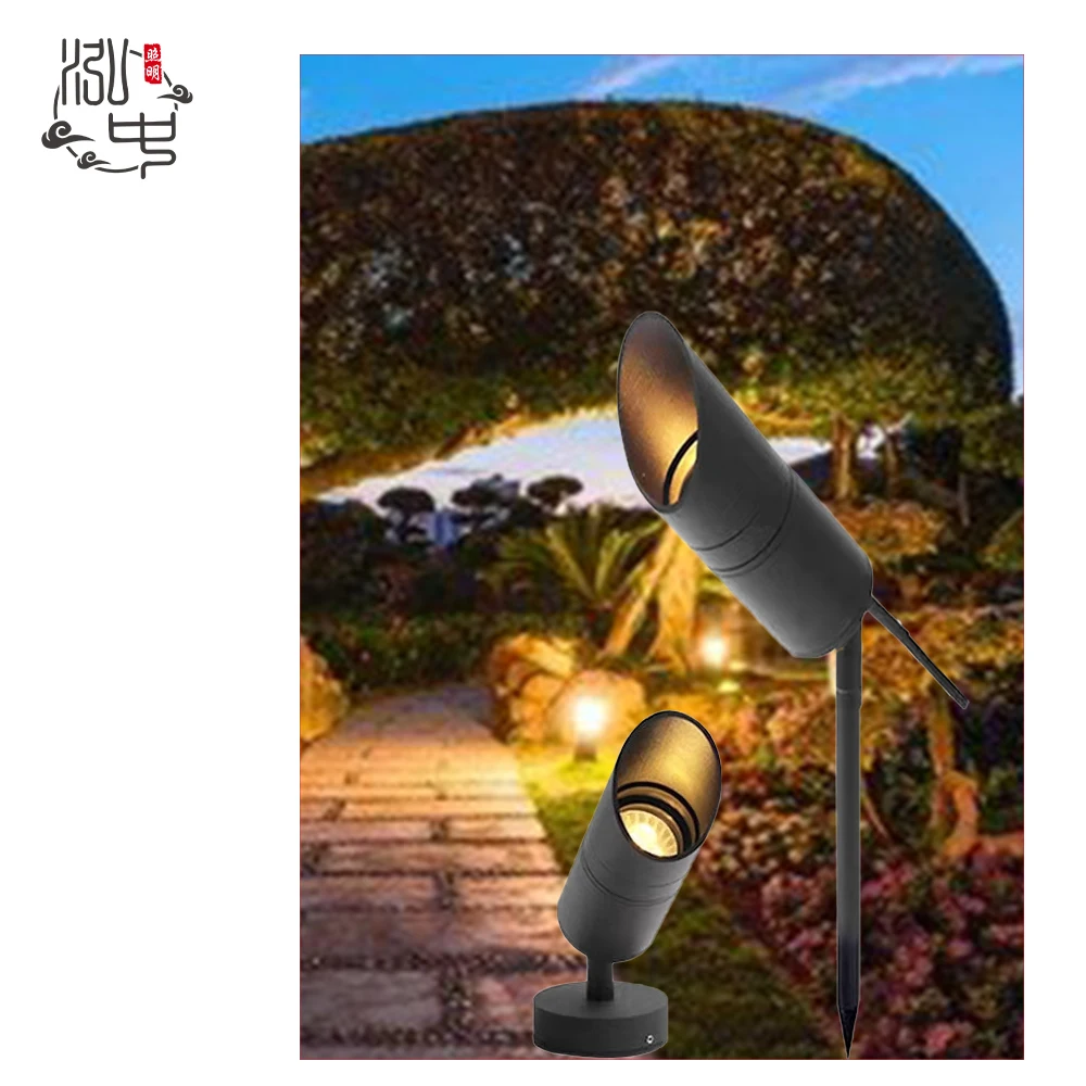 LED inserts outdoor Decoration waterproof Spotlight 5w 7w 10w Garden Park grass floodlights
