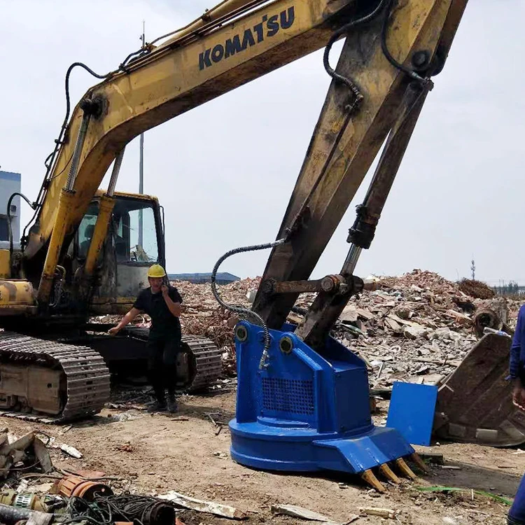 Industrial Scrap Magnets for excavator are easy to install and  designed for waste management demolition and scrap applications