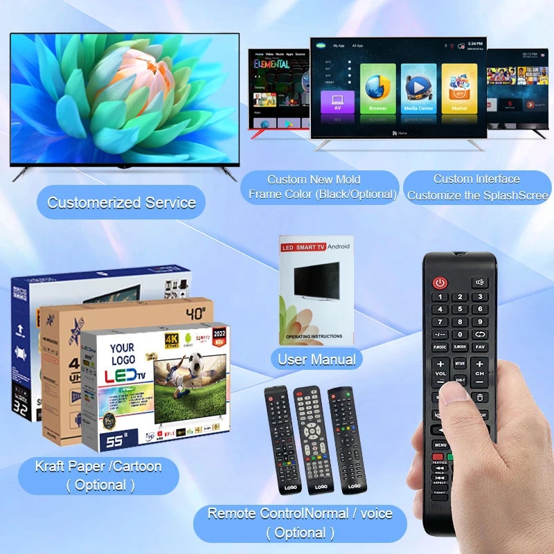 most cost-effective smart TVS range from 32 inches to 120 inches 4K 8K smart TV