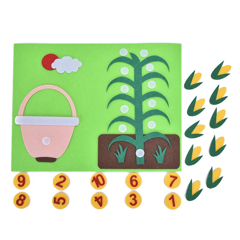 Детские войлочные развивающие игрушки ручной работы из шерсти и войлока