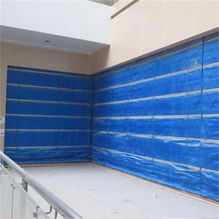 Sell a very good warehouse parking lot can linkage control inorganic cloth fire shutter doors