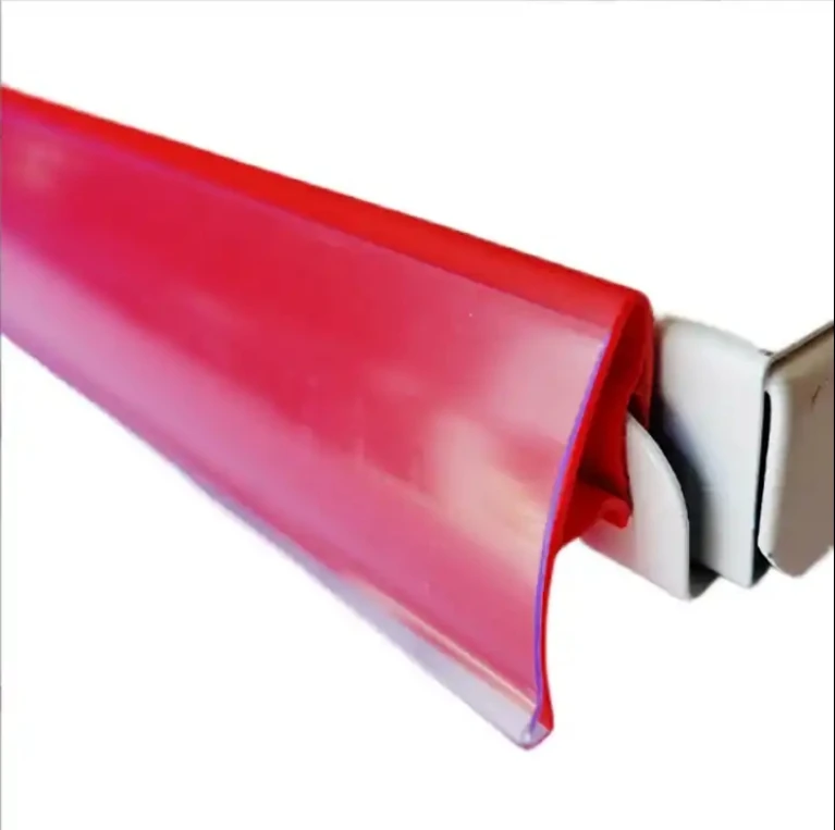 High Quality Wholesale Label holder Label rack strip plastics Supermarket shelves with factory price