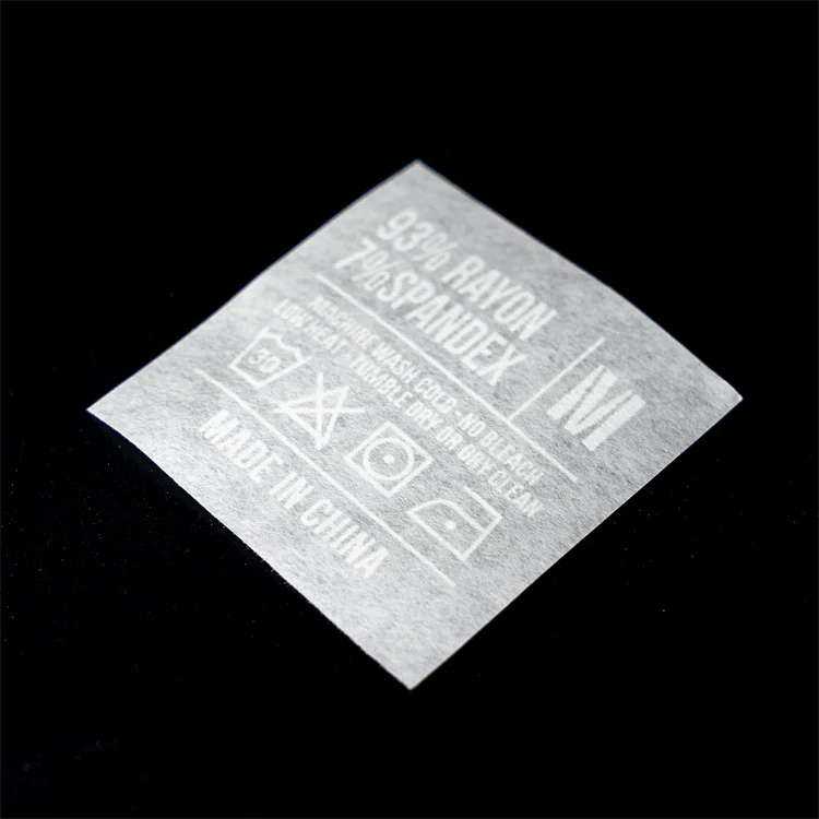 Clear Film Heat Press Clothes Iron On Logo Label Sticker For T Shirt Garment Transfer Label Stickers Clothing