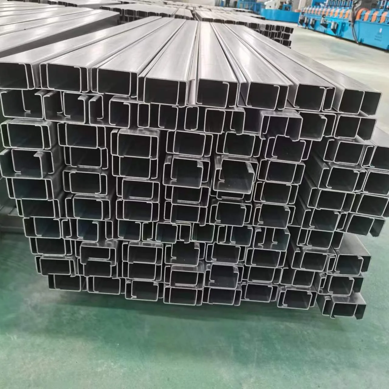 Z50 Z100 Z120 Steel processing parts galvanized u beam steel U channel structural steel c channel / C profile
