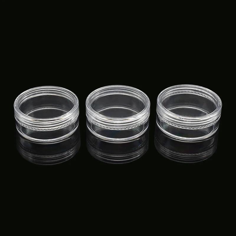 free sample plastic cosmetic traveling packing pots 20g 30g 40g 50g plastic cream jar hair wax container