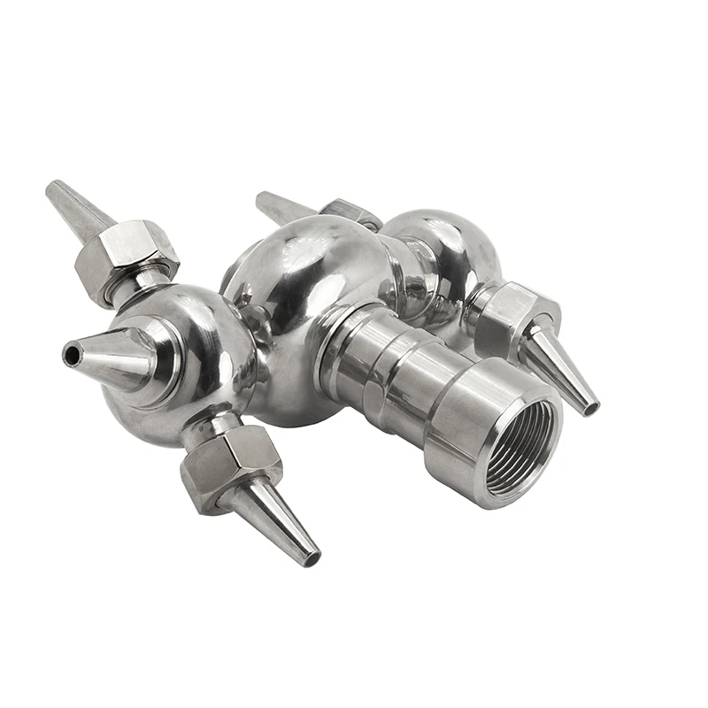 Wholesale 360 Degree Rotating Spray Ball Full Cone High Quality Rotary Ball Tank Cleaning Nozzle