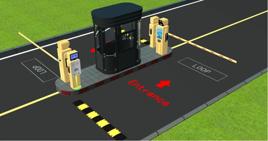 SEWO Manual Gate Arm Barrier Parking Boom Barrier Gate Automatic Remote-Controlled Road Safety Barrier Gate