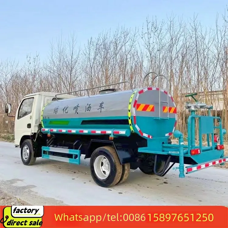 Dongfeng мини 5 тонн 5000 литров резервуар для воды грузовик зеленый распылительный продажи