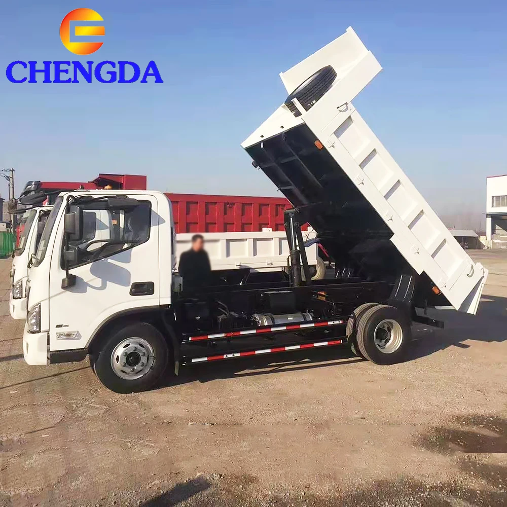 Made In China 4X2 Light 15 Ton Diesel Engine RHD Dump Truck Tires For Nigeria