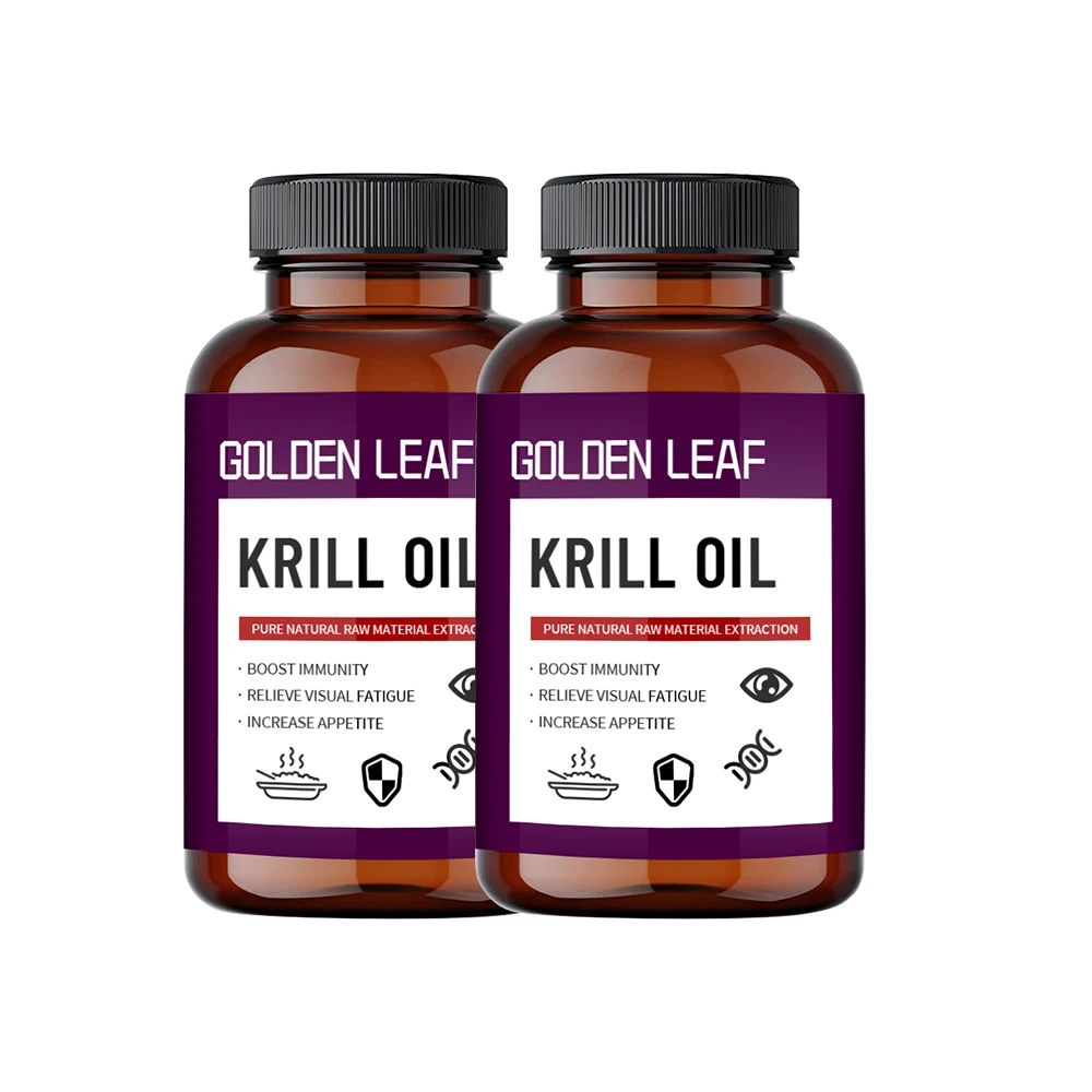 Hot Selling Best Quality Improve Immunity Health Care Food Supplements Krill Oil Softgel Capsules