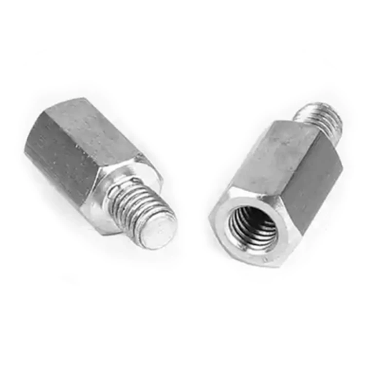 Long Rod Coupling Hex Nut Nutsert Lengthen And Thicken Hex Nuts Carbon Steel Hexagon Connection Nuts M5-M24