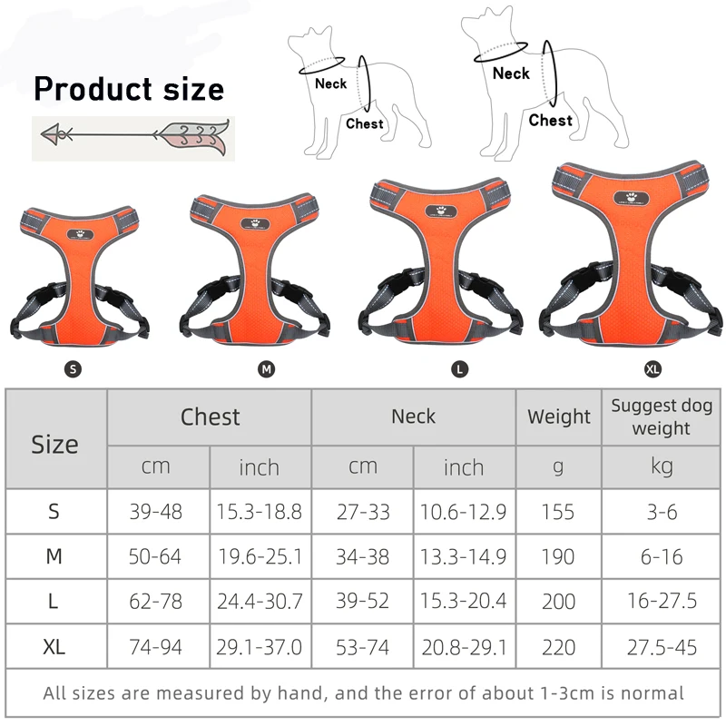 High quality designer dog I shape adjustable pet harness waterproof dog chest straps accesorios para mascotas