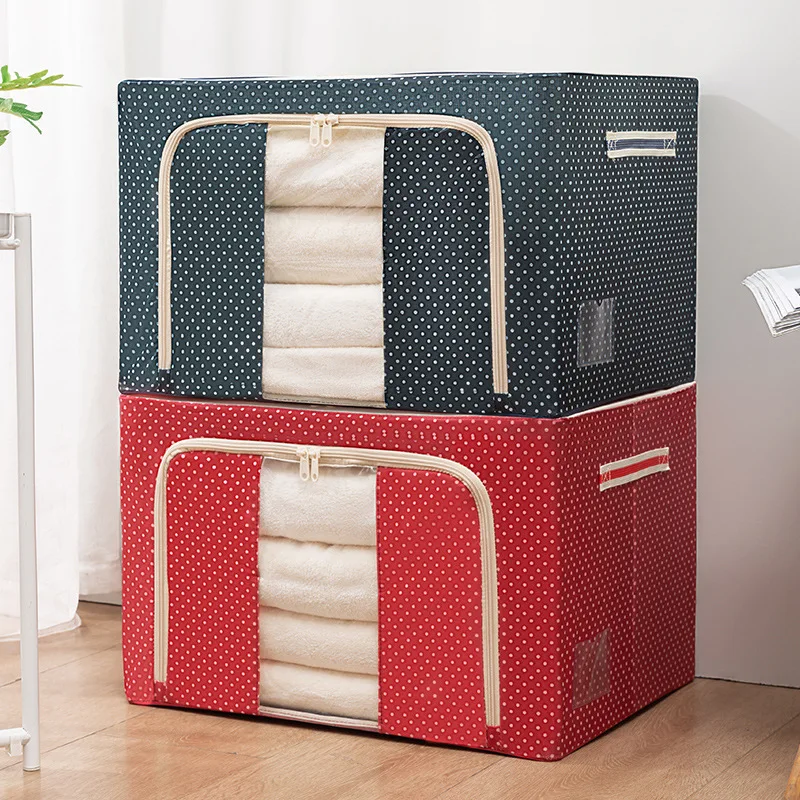 
New style household storage box organizer home large clothes storage for closet 