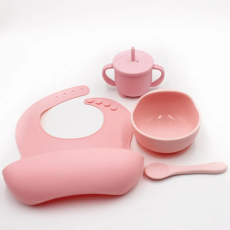 
Factory Baby Care Room Silicone Tableware Set For Babies 