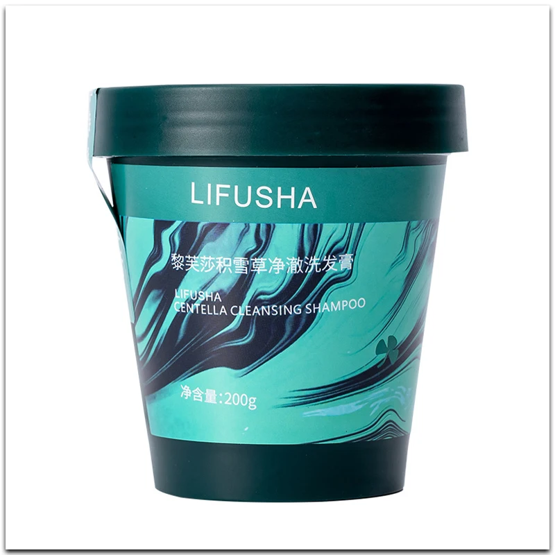 Шампунь Centella азиатская морская соль масло для контроля перхоти стойкий освежающий шелковистый Гладкий шампунь