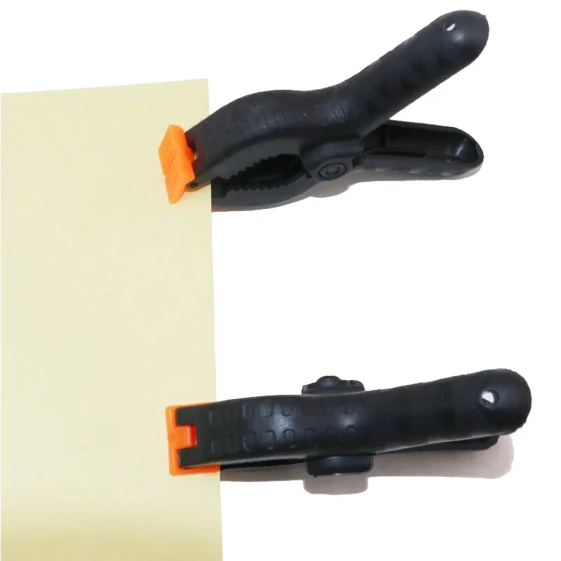 2/3/4/6/9 inch Spring Clamps DIY Woodworking Tools Plastic Nylon Clamps For Woodworking Spring Clip Photo Studio Background