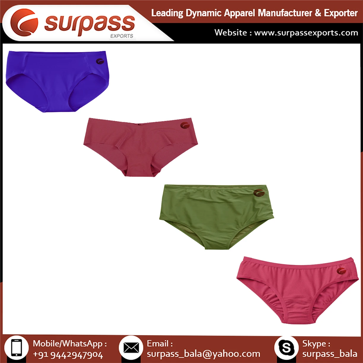 Women panties cotton underwear young girls sexy panties available