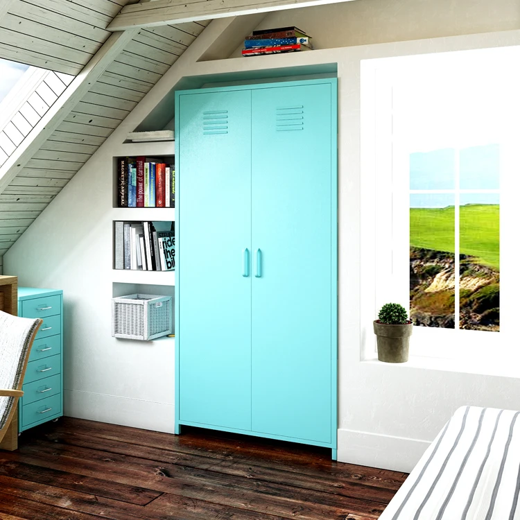 Cheap Price Purchase Home Clothes Almirah Iron Cupboard Designs For Sale