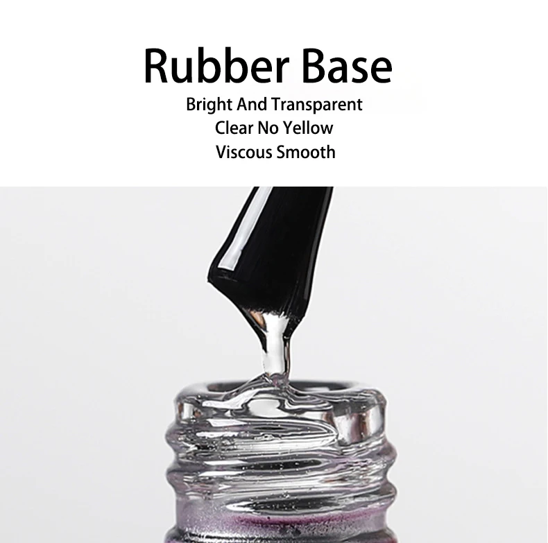 Rubber Base Coat Gel Polish Create Your Own Brand Hema Free Color Base Gel