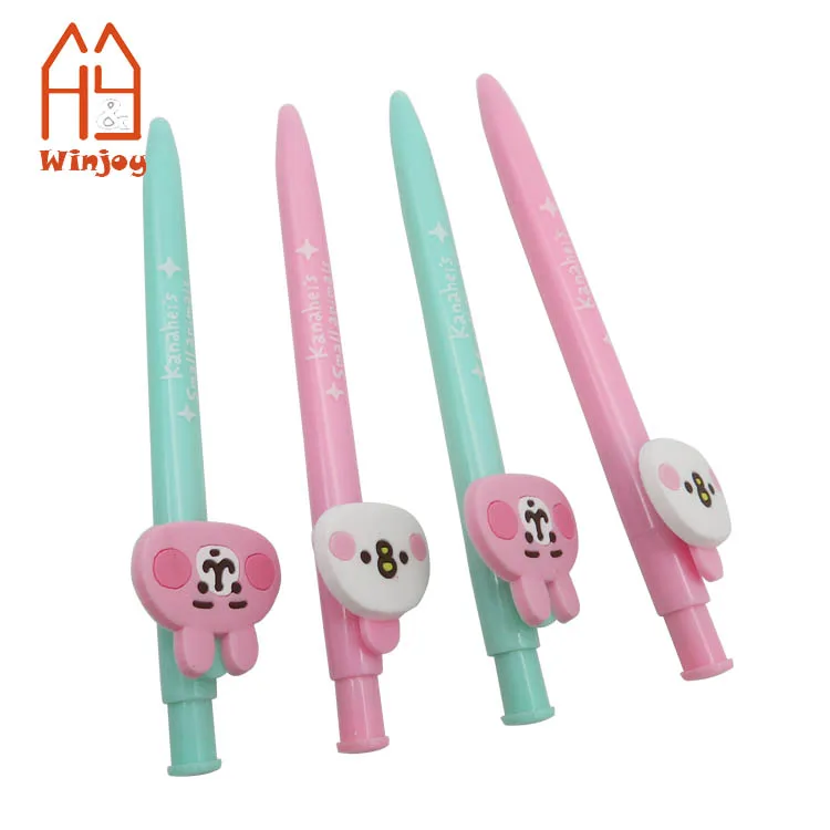 Assorted Style Black Ink Color Cartoon Animal Ballpoint Gel Pen Ball Pen Kawaii Stationery for Children Student School Supplies
