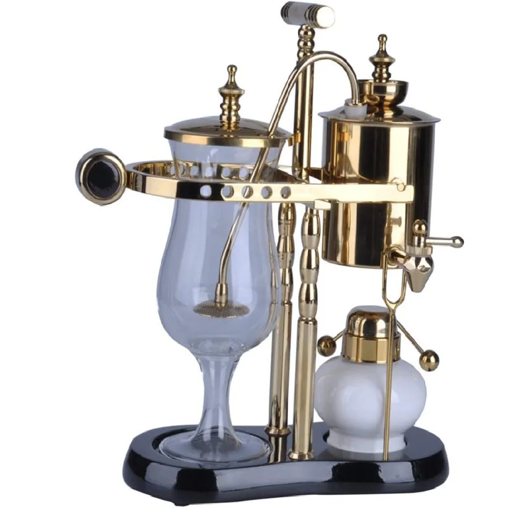 FREE SAMPLE Siphon Pot Belgian Luxury Royal Balanced Syphon Coffee Maker 304 Food Grade Stainless Steel For Cafes And Homes