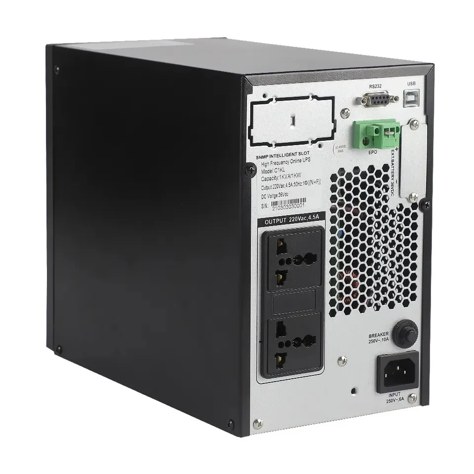 WTHD 1 Kva 1000w 1kw Online Ups 1kva Uninterrupted Power Supply External Battery Ups