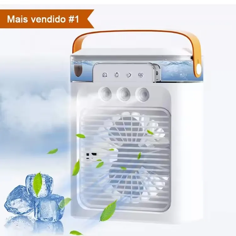 AilesTecca Portable Air Conditioner Cooling Fan Evaporative Mini Air Conditioner Mini Ventilador 3Speed Portable Air Conditioner
