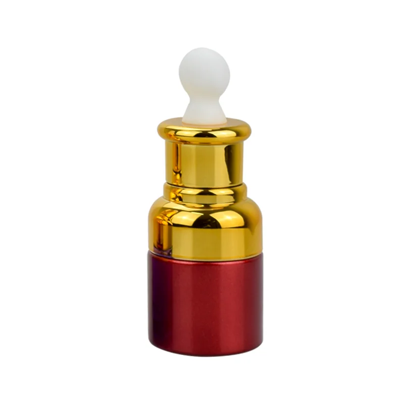 Cosmetic Packaging Essential Oil Glass Bottles 30ml 50ml 100ml Red Luxury Lip Serum Oils Dropper Bottle