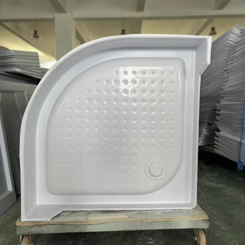 Waterproof RV Bathroom Bottom Basin and Drain Pipe PartsToilet Plastic Molding Shower Room