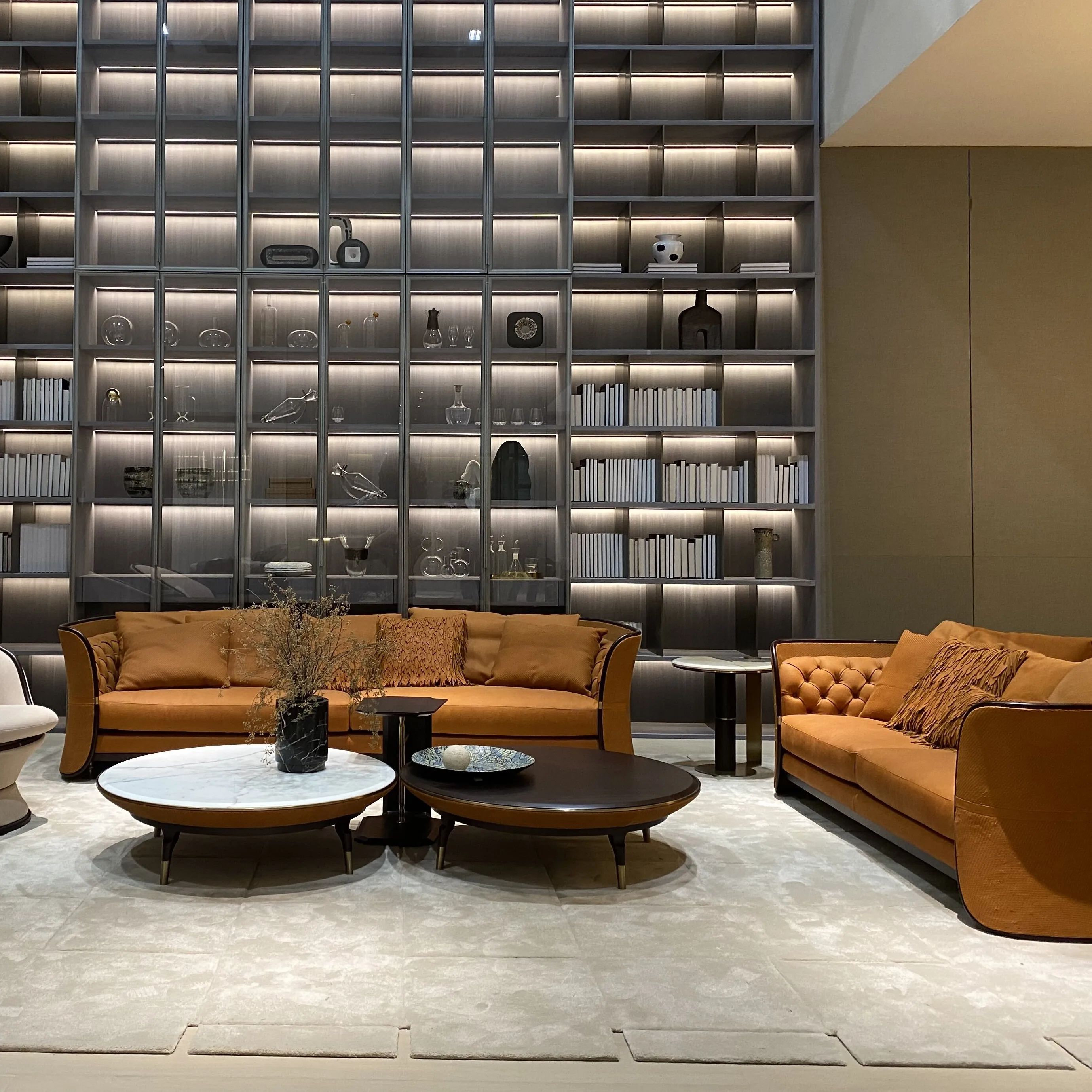 MODENFILI Home Furniture Couches Living Room Furniture Leather Sectional Sofas Leather Sofa Set canapés de salon divano