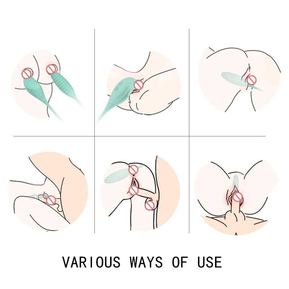 Explosive sex toy shock bird vibrator tongue lick suck more frequently abuse Yin jump egg Green Sex toys for women