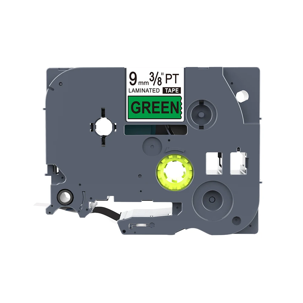 TZ2-721 9 мм TZ TZE Термотрансферная печать этикетки ленты Совместимые принтеры бренда Brother 12 мм Ширина ламинированные ленты принтера
