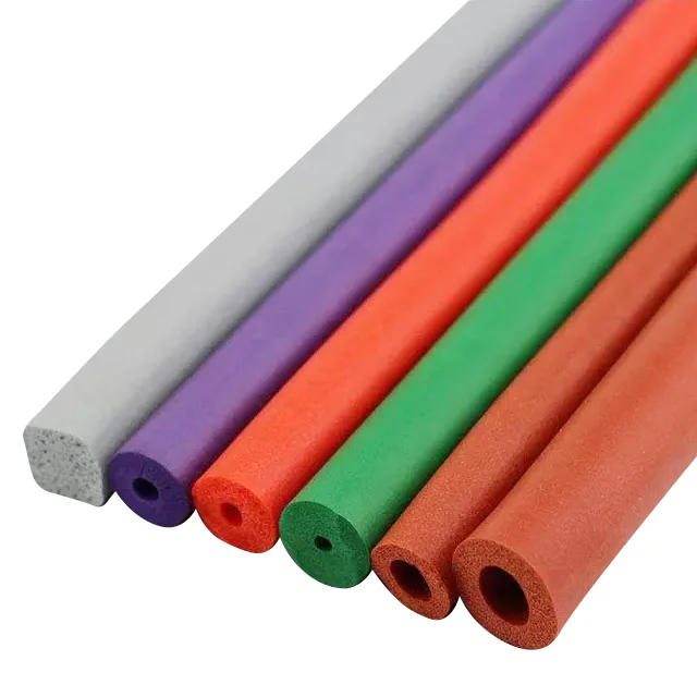 Decent price durable silicone foam tube Good flexibility high temperature resistant silicone foam tube for sealing