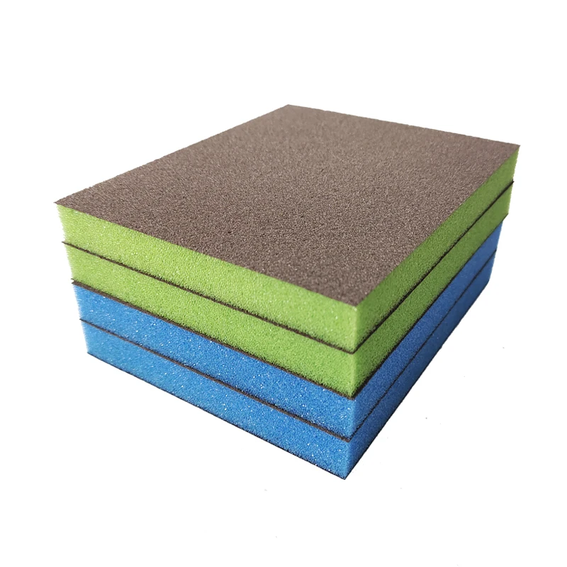 Grit 300 400 800 Sandpaper Set Wall Grinding Sponge Sand Block Sandpaper Craft Model Paint Polished Sand Brick Kitchen Cleaner