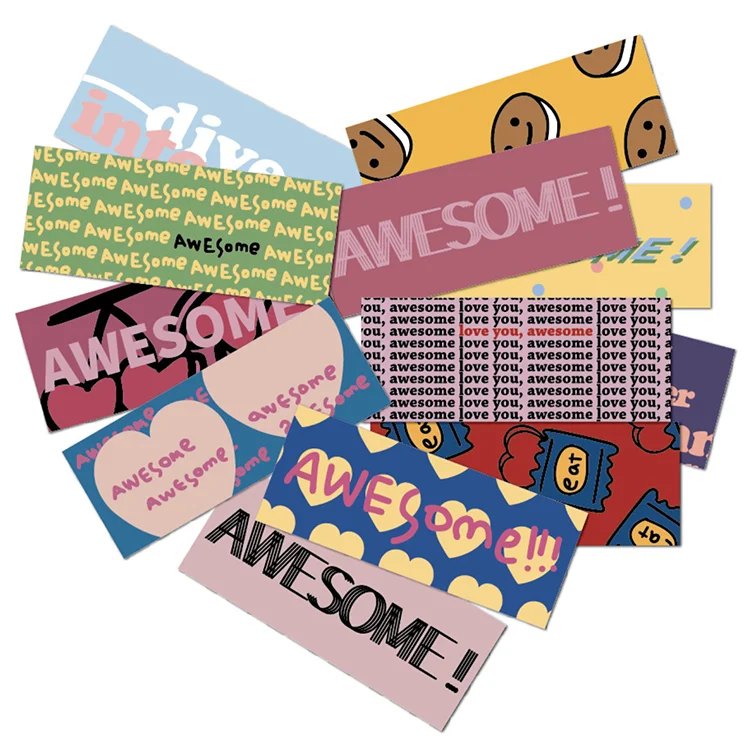 Custom cartoon anime waterproof art sticker vinyl sticker sheet