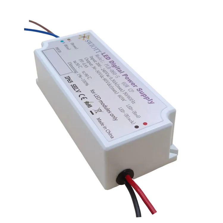 PLB060S измеритель энергии компактный размер интегрированный PLC Коммуникационный чип умный светодиодный драйвер