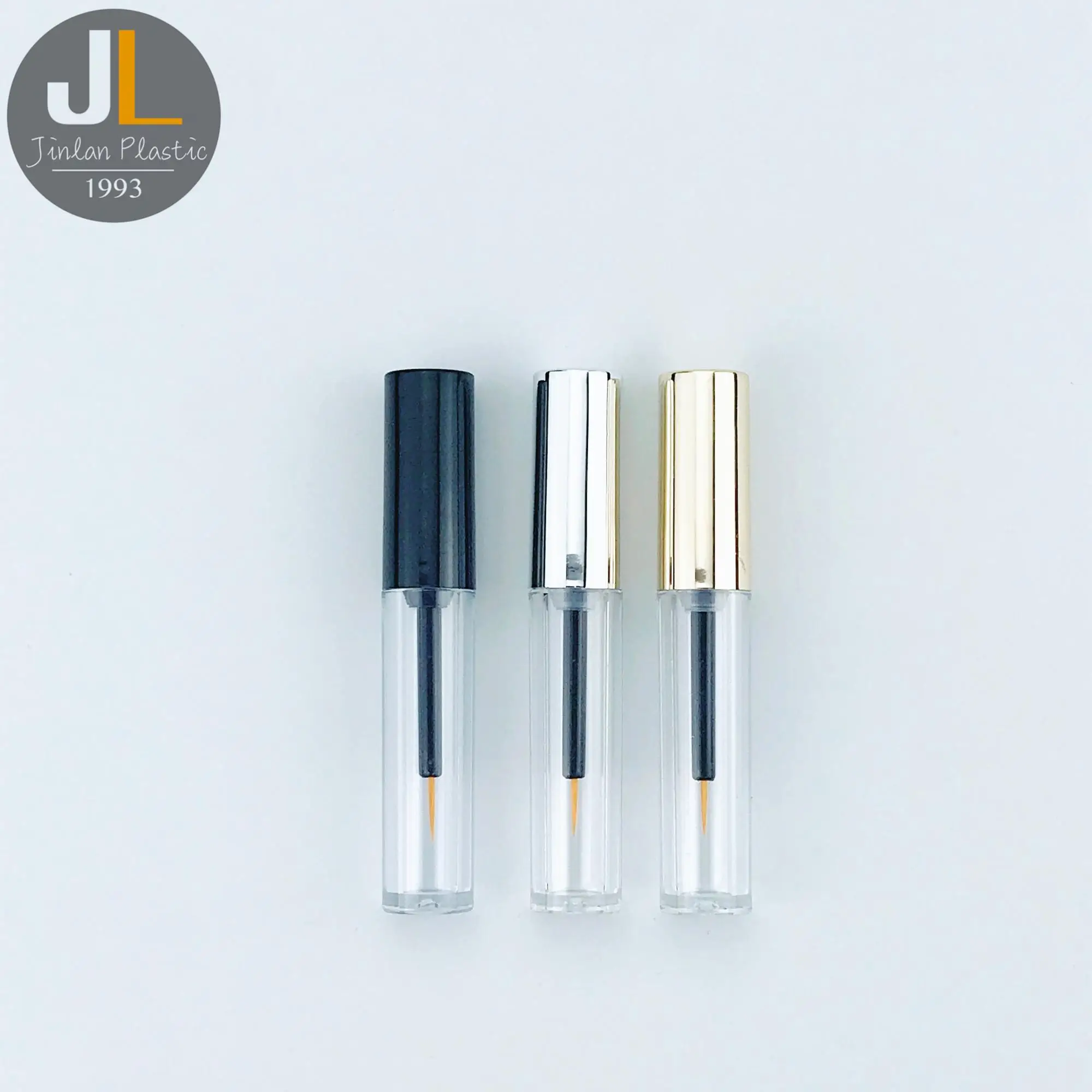 2ml Low MOQ Wholesale Mascara Tubes black Mini Bottle Liquid Eyeliner Tube Lip