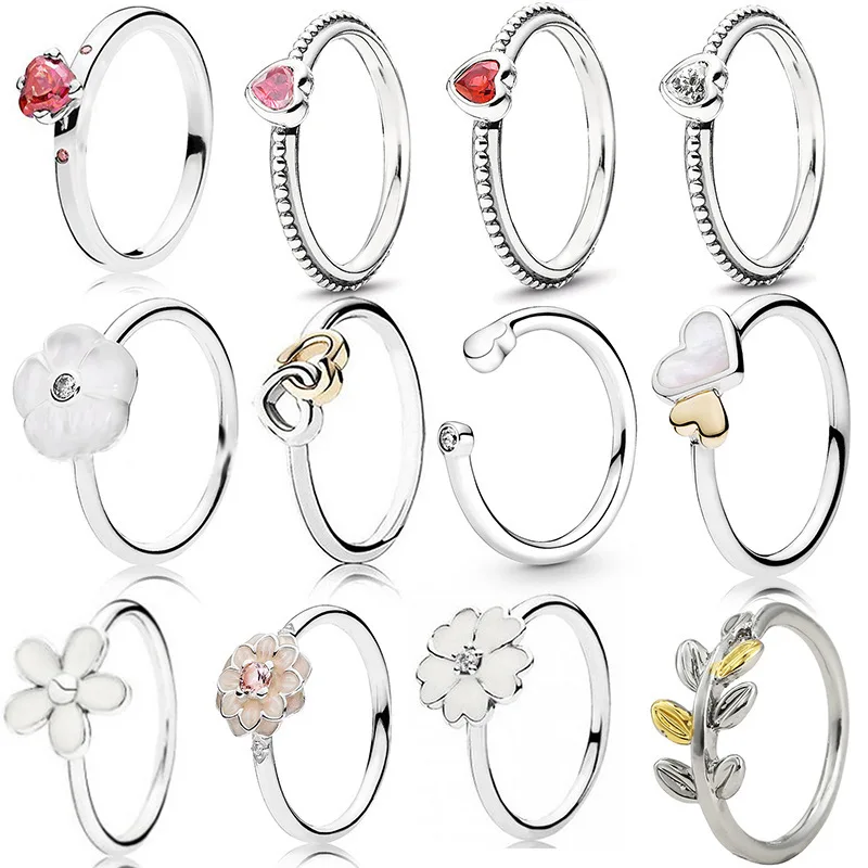 Silver DIY Simple Magic Crown Female Fashion Ring Fine Jewelry For Factory Pandora Original ring