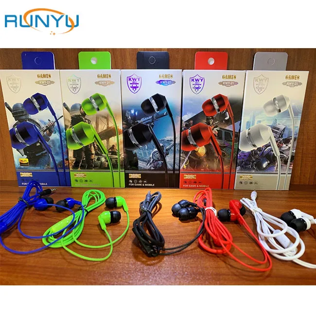 New Arrival 1.2m ear  headset mobile phone accessories 3.5mm wired earphones headphone