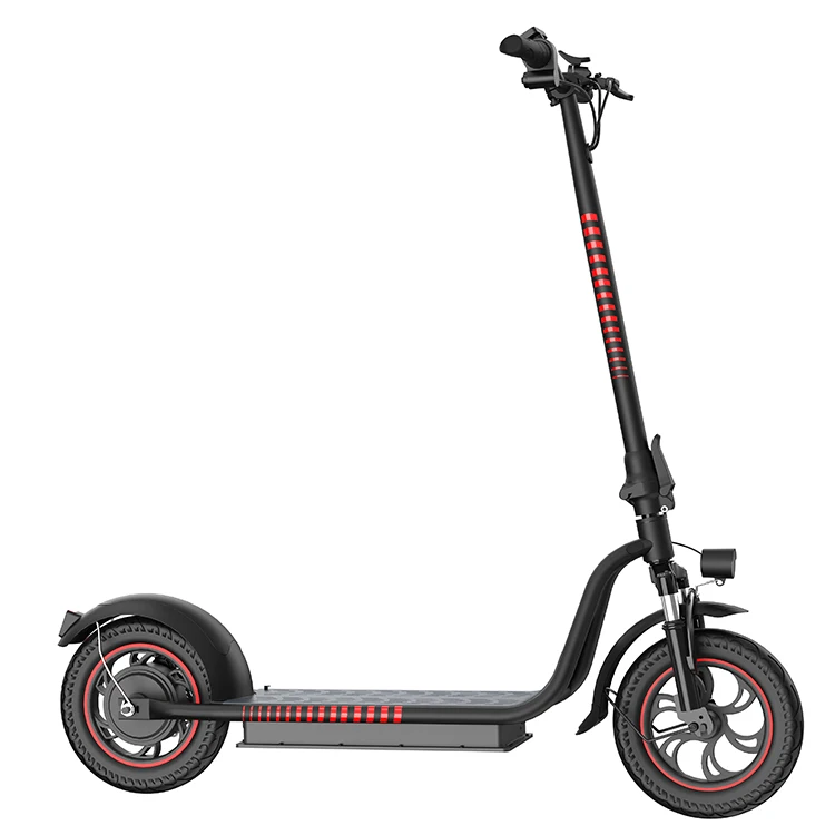 American Stock F12 Fast Delivery Powerful Motor 48 Volt 500W Motor E-scooter 35 Kmh Dual Suspension Electric Scooter