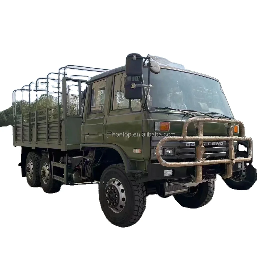 Dongfeng 6x6 двухрядный каб-перевозчик для продажи с функцией демпинга