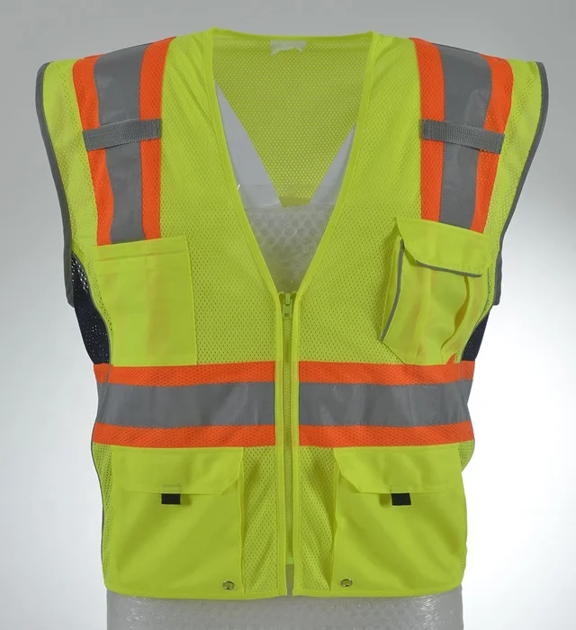 120GSM High visibility reflective security class 2 safety vest