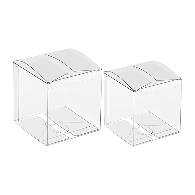 Недорогая портативная подарочная упаковка для печенья и тортов с мультипликационным рисунком, прозрачная пластиковая коробка из ПВХ