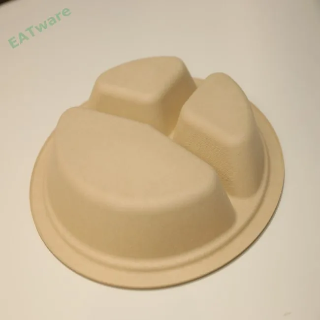 Pizza Plates Carton Box Food Serving Party Dishes for Restaurants Food Packaging Plat Factory Direct Customized 5000 Pcs BPI