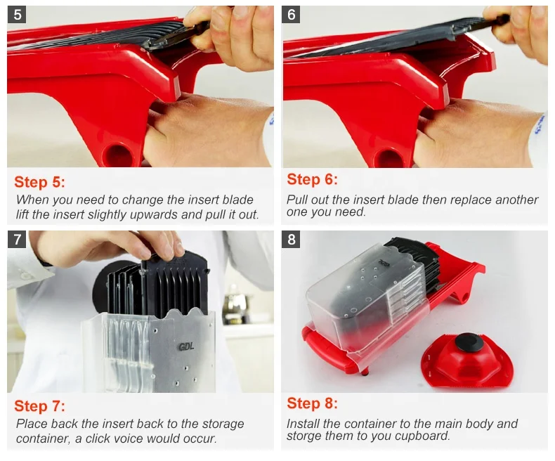 Fruit & Vegetable Tools Manual Vegetable Cutter V-blade Mandoline Slicer Food Potato Cucumber Onion Cutter Slicer